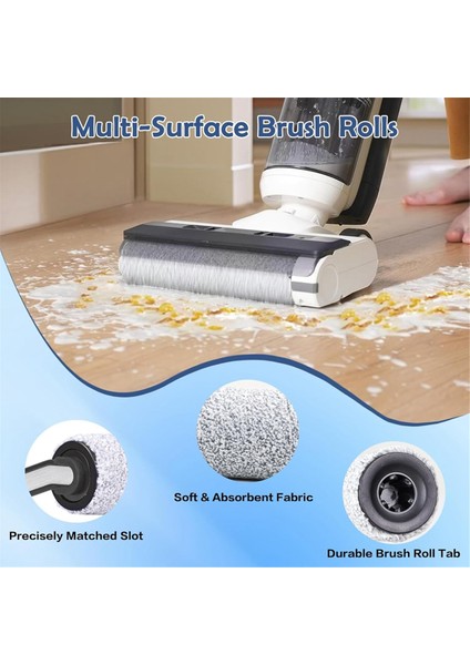 Floor One S5 ve Pro 2 Ifloor 5 Kablosuz Islak Kuru Elektrikli Süpürge Için Hepa Filtre ve Fırça Rulosu Seti (Yurt Dışından) fırsatları