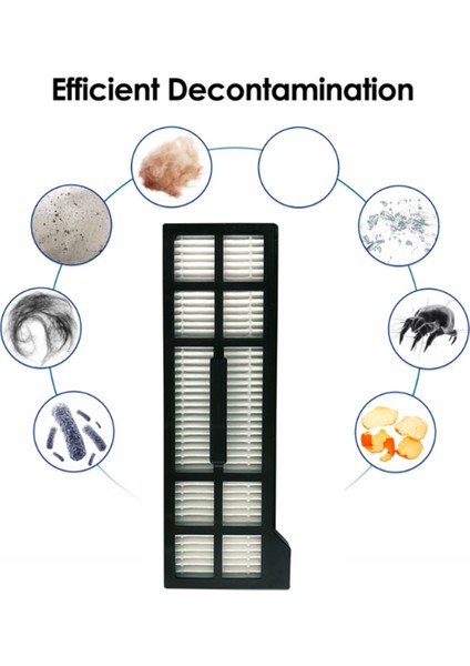 X10 Pro Omni Robot Süpürge Için 19 Adet Ana Yan Fırça Paspas Bezi Hepa Filtre Aksesuarları Yedek Parçalar (Yurt Dışından)