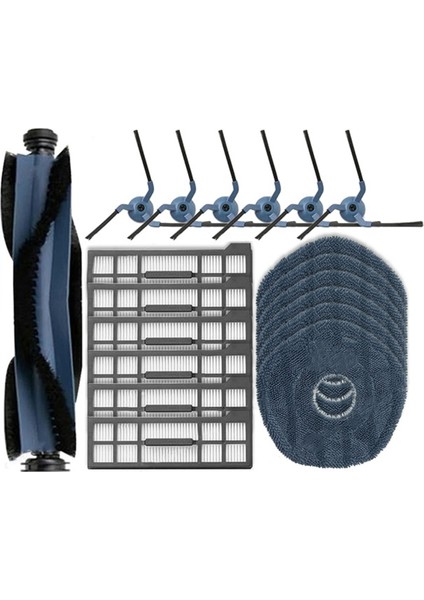 X10 Pro Omni Robot Süpürge Için 19 Adet Ana Yan Fırça Paspas Bezi Hepa Filtre Aksesuarları Yedek Parçalar (Yurt Dışından) fırsatları