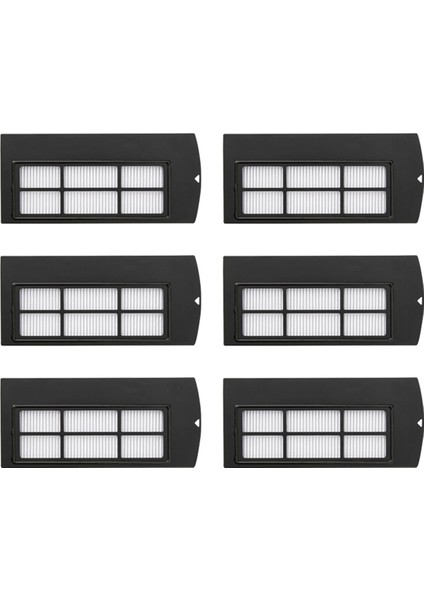 X9 Robot Süpürge Için Hepa Filtreler Yıkanabilir Filtre Yedekleri Aksesuarlar Eleman, 6 Adet (Yurt Dışından)