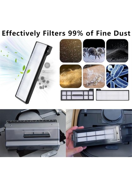 X10 Pro Omni Robot Süpürge Ana Yan Fırça Hepa Filtre Paspas Bezi Toz Torbaları Yedek Parçaları (Yurt Dışından) fırsatları