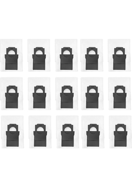 X30 / Pro Ultra Robot Süpürge Aksesuarları Için 15 Adet Yedek Parça Toz Torbası (Yurt Dışından)