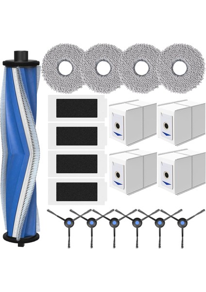 T30 Omni / Pro Max Elektrikli Süpürge Ana Yan Fırça Hepa Filtreler Toz Torbaları (Yurt Dışından)