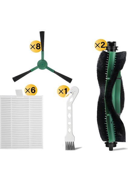 Essential Series Y0110 Y0140, Q0120 Q011 Robot Süpürge Ana Yan Fırça Hepa Filtreler Aksesuarlar (Yurt Dışından) fiyatları