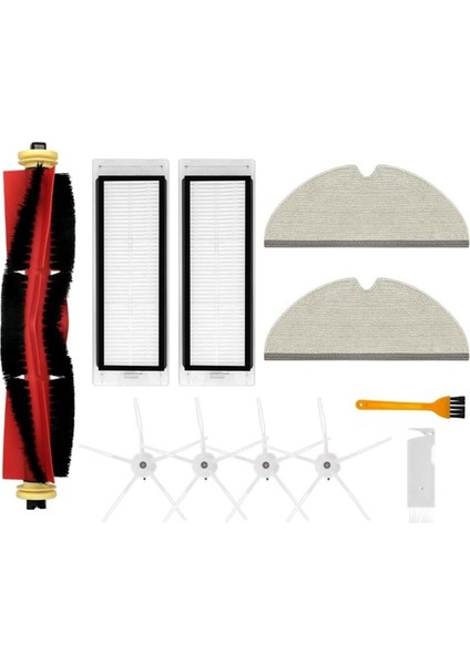 E5 S5 Max S6 Maxv Yedek Parçalar Silindir Yan Fırça Filtreler Paspaslar Bez Robot Süpürge Aksesuarları (Yurt Dışından)