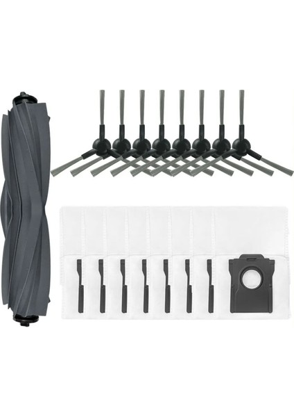 G30 / G20 Master Silikon Rulo Yan Fırça Toz Torbası Robot Süpürge Aksesuarları Yedek Parça, 17 Adet (Yurt Dışından)