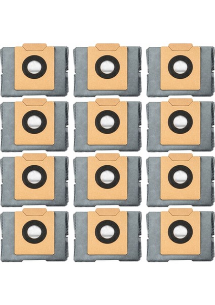 12 Adet Temiz X8 Pro / X10 Omni Robot Süpürge Yedek Parçaları Toz Torbası Ev Temizliği (Yurt Dışından)