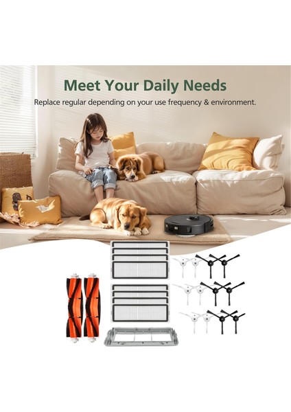 23 Adet Ultra Aksesuarlar S5 S50 S6 Pure E4/1s Elektrikli Süpürge Için (Yurt Dışından) fiyatları