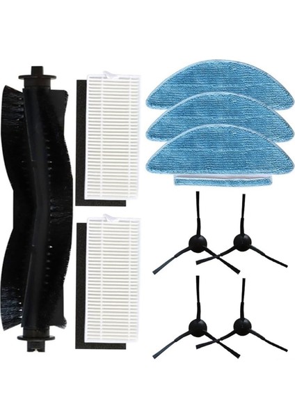 X20 Sw+ / 11415 11500 Robot Süpürge Ana Yan Fırça Hepa Filtre Paspas Bezi Yedek Parçaları (Yurt Dışından)