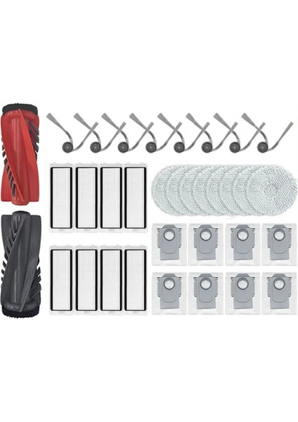 Qrevo Curv / P20 Pro Robot Süpürge Hepa Filtre Paspas Bezi Toz Torbaları Aksesuarları Yedek Parçaları (Yurt Dışından)