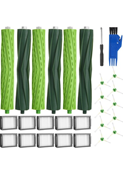 I7 I7+ I3 I3+ I4 I4+ J7 J7+ I8 I8+ E5 E6 Elektrikli Süpürge Ana Yan Fırça Hepa Filtre Yedek Parçaları (Yurt Dışından)