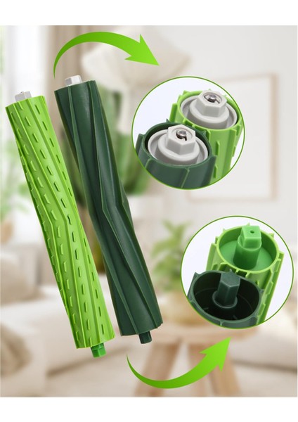 I7 I7+ I3 I3+ I4 I4+ J7 J7+ I8 I8+ E5 E6 Elektrikli Süpürge Ana Yan Fırça Hepa Filtre Yedek Parçaları (Yurt Dışından) fırsatları