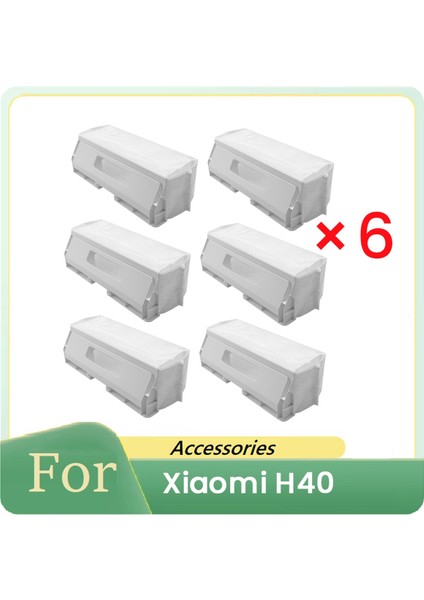 H40 Süpürme Robotu Alçı Atığı Torbası Makinesi Konteyneri Için 6 Adet Toz Torbası (Yurt Dışından)