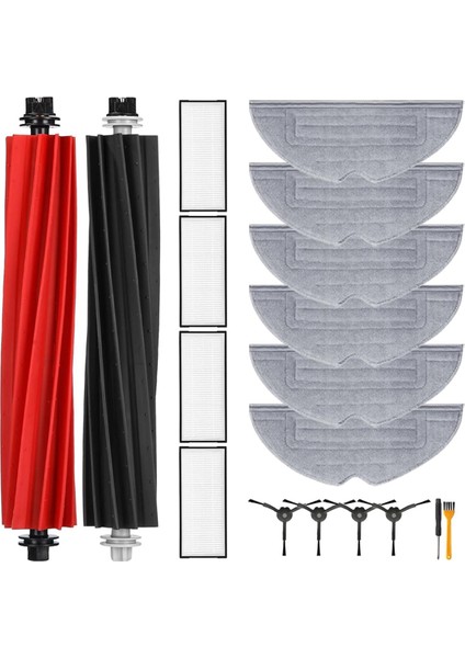 S8+/s8 Plus/s8 Robot Süpürge Ana Yan Fırça Hepa Filtre Paspas Bezi Toz Torbaları Yedek Parçaları (Yurt Dışından)