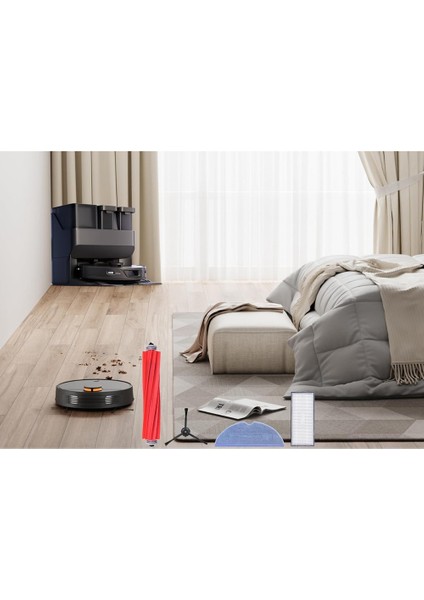 S7 S7+ Maxv Plus T7S T7 Robot Süpürge Ana Yan Fırça Hepa Filtre Paspas Bezi (Yurt Dışından) modelleri