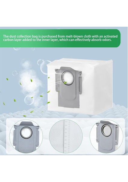 Qrevomaster Elektrikli Süpürge Yedek Parçaları Ana Yan Fırçalar Hepa Filtreler Paspas Pedleri Toz Torbaları (Yurt Dışından) fiyatları