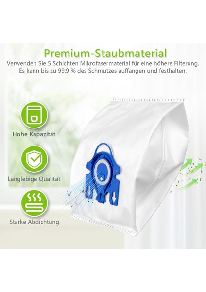 Complete C2 C3 Classic C1,s8,s5,s2 Gn Serisi Filtreler Için Elektrikli Süpürge Torbaları (Yurt Dışından) modelleri