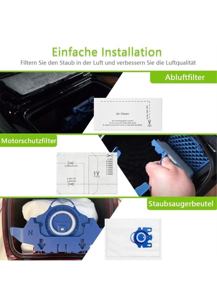 Complete C2 C3 Classic C1,s8,s5,s2 Gn Serisi Filtreler Için Elektrikli Süpürge Torbaları (Yurt Dışından) indirimleri