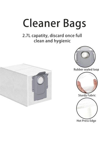 Qrevo Curv, S, Pro, Maxv Robot Süpürge Ataşmanları Hepa Filtre Toz Torbaları Için Yedek Parçalar (Yurt Dışından) indirimleri