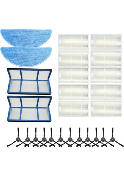 Toz Filtresi Yan Fırça Verimli Hepa V5PRO V50 V55 X5 V5S Pro V5 V3 V3S Robot Süpürge Parçaları (Yurt Dışından)