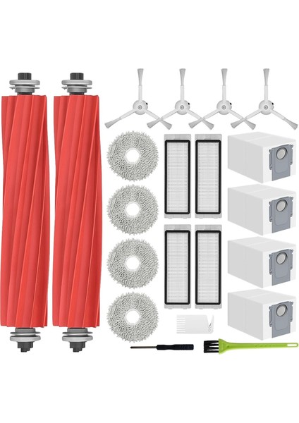 Q Robot Süpürge Ana Yan Fırça Hepa Filtre Paspas Bezi Toz Torbaları Yedek Parçaları (Yurt Dışından)