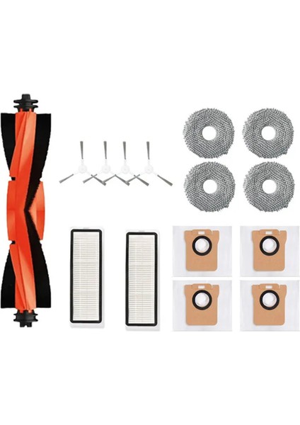 Robot Vakum X20 + / Plus Toz Torbası Paspas Bezi Aksesuarları Ana Yan Fırça Hepa Filtre Yedek Parçaları (Yurt Dışından)