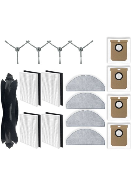 G50 Hybrid, L60 Hybrid / Vakum Parçaları Ana Yan Fırça Hepa Filtre Paspas Bezi Toz Torbası Aksesuarları (Yurt Dışından)