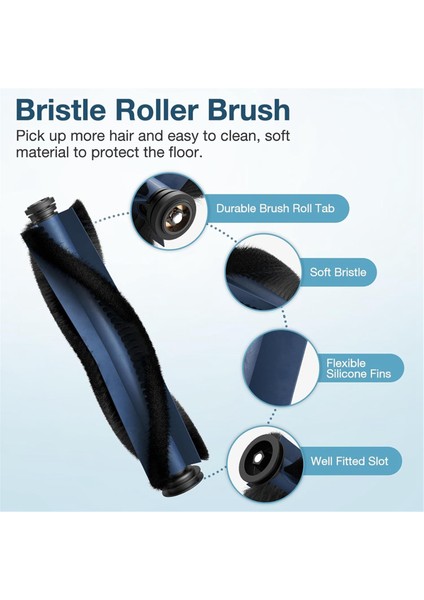 X10 Pro Omni Robot Süpürge Ana Yan Fırça Hepa Filtre Paspas Bezi Toz Torbaları Yedek Aksesuar Seti (Yurt Dışından) fırsatları