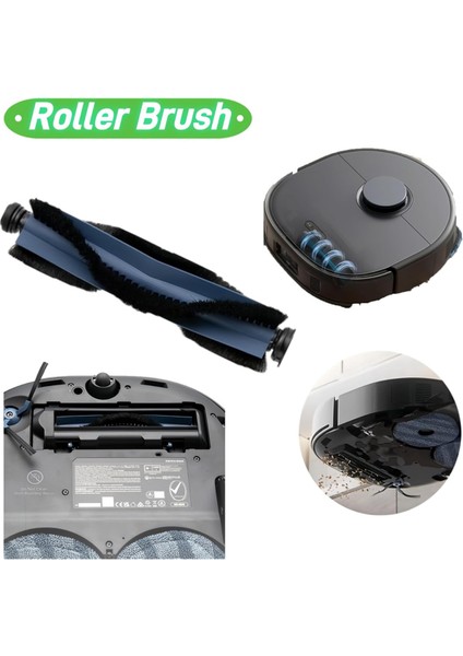 X10 Pro Omni Vacuum Için Yedek Aksesuar Seti Ana Fırça Paspas Bezi Pedleri Yan Fırçalar Hepa Filtreleri Toz Torbaları (Yurt Dışından) fırsatları