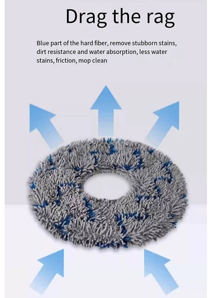 Ecobos X5 Pro Mop Bezi Bez Toz Torbası Sarf Malzemeleri Süpürme Robotu Aksesuarları 12 Adet Için Uygundur (Yurt Dışından) indirimleri