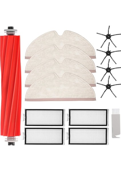 For + Max Max+ Robot Süpürge Ana Yan Fırça Hepa Filtre Paspas Bezi Yedek Parçaları (Yurt Dışından)