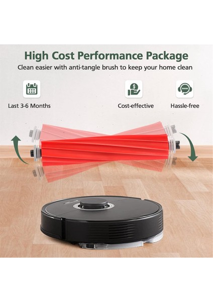 For + Max Max+ Robot Süpürge Ana Yan Fırça Hepa Filtre Paspas Bezi Yedek Parçaları (Yurt Dışından) indirimleri