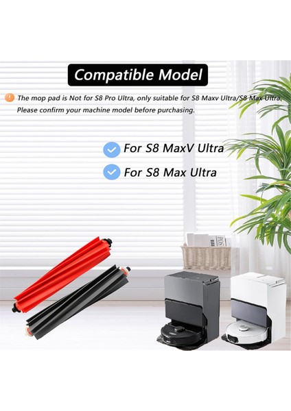 S8 Maxv Ultra Için Kauçuk Ana Fırça, Max Ultra Elektrikli Süpürge Aksesuarları, Ana Silindir Ataşmanı (Yurt Dışından) modelleri