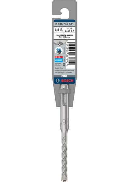 Pro Sds-Plus-5x Kırıcı Delici Ucu 6,5*110 mm 1'li fiyatları