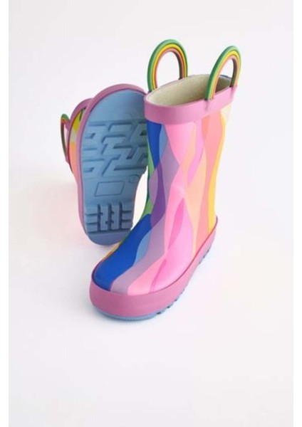 Gökkuşağı Desenli Bot / Çizme modelleri