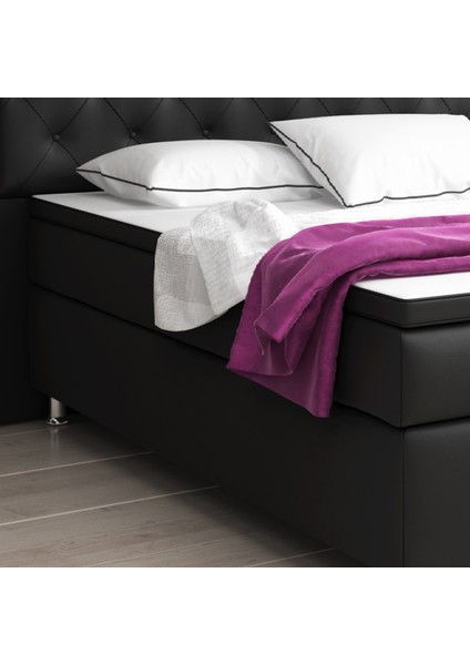 Turin Suni Deri 3 Lü Set (YATAK+BAZA+BAŞLIK)160 x 200