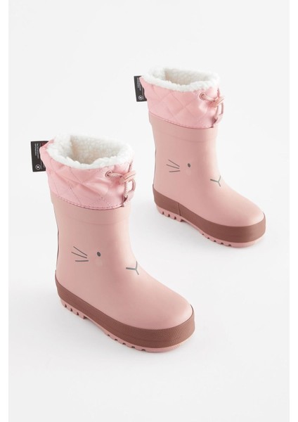 Pembe Tavşancık Su Geçirmez Termal Bot/ Çizme