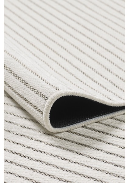 Paradis Beyaz Renk Fitil Model Yıkanabilir Şönil Kilim