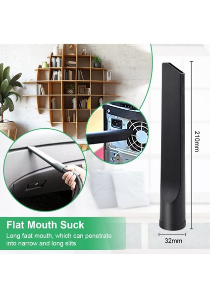 6 Parçalı Elektrikli Süpürge Ataşmanları, Üniversal Süpürge Ataşmanları, , , , , Için (Yurt Dışından)