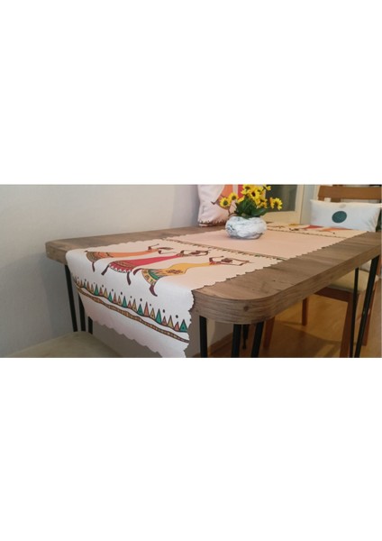 Runner - 140X45 cm 🌿athira Home Art (Bordo)
