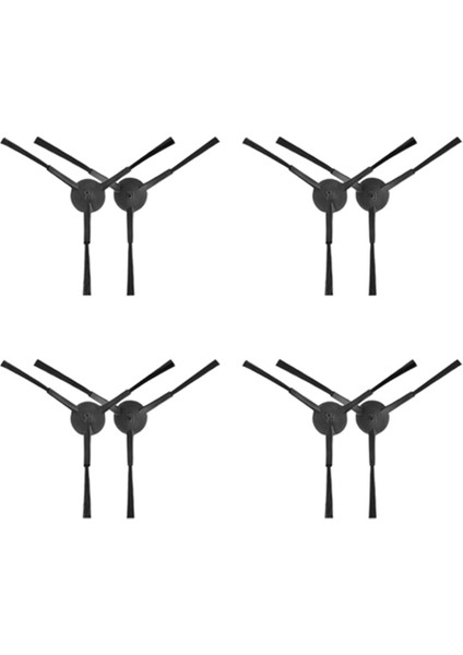 G8000/G8000 PRO/G20 Robot Süpürgeler Için 8 Adet Yan Fırça Yedek Parça Aksesuarı (Yurt Dışından)