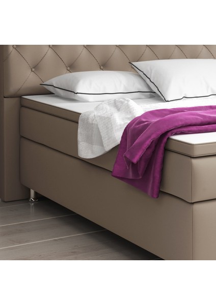 Turin Suni Deri 3 Lü Set (YATAK+BAZA+BAŞLIK)160 x 200