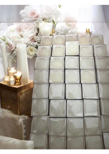 Aralmini 20 Adet Özel Mini Şakayık Mum Davet Nikah Söz Niş modelleri
