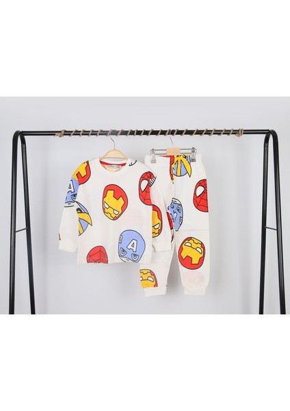 Marvel Örümcek Adam Iron Man Unisex Pijama Takım