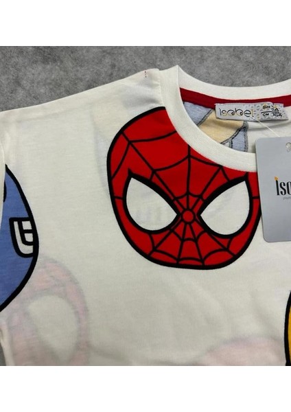 Marvel Örümcek Adam Iron Man Unisex Pijama Takım