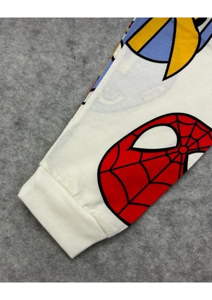 Marvel Örümcek Adam Iron Man Unisex Pijama Takım