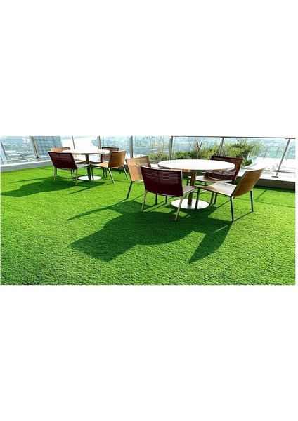 1x 16,50 Metre Çim Halı 7 mm Yeşil Balkon Çim Halı Bahçe Yapay Sunni Dekoratif Çim Halı