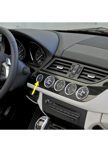 Bmw Z4 E89 2009-2016 Start Stop Basma Düğmesinin Kapağı Siyah