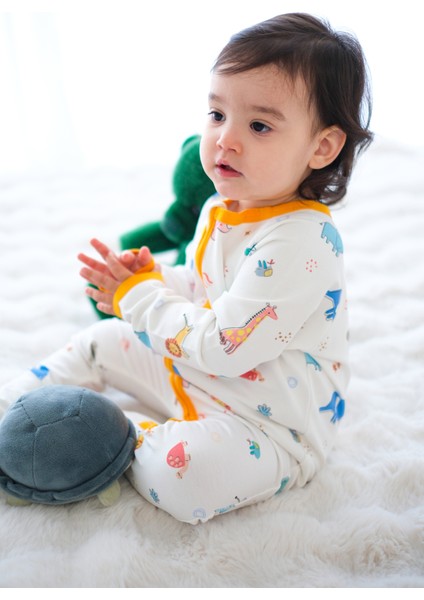 1 Tog Unisex Patikli Uyku Tulumu - Hayvan