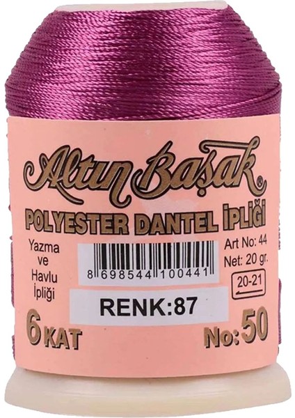 3 Adet Oya ve Dantel İpi 20 gr No: 087